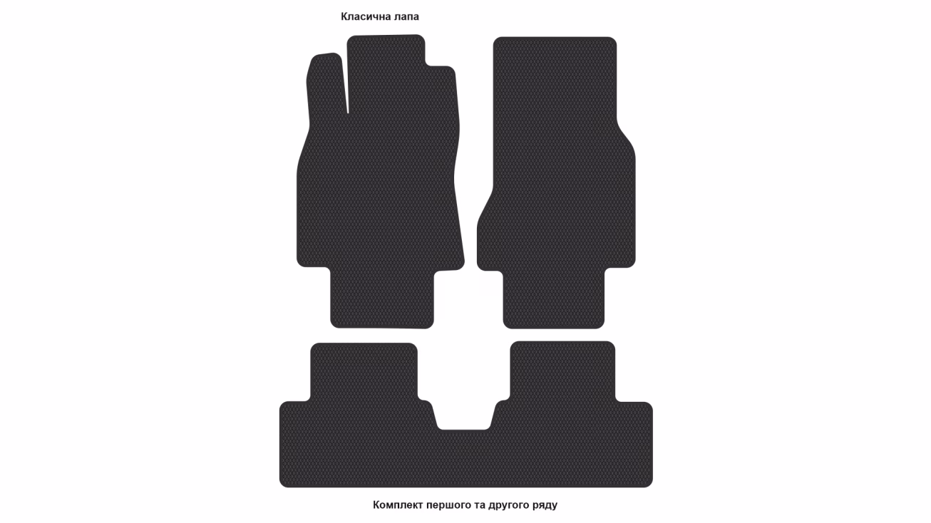 Interior mats for the Mercedes-Benz W168/A190 A-Class 1997-2004 I generation EU Hatchback Short - Фото 2