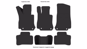 Interior mats for the Mercedes-Benz X253 GLC-Class 2015-2022 I generation EU Crossover - Фото 4