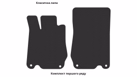 Interior mats for the Mercedes-Benz R170 SLK-Class 1996-2004 I generation EU Coupe - Фото 4