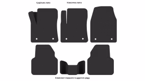 Interior mats for the MG Motor MG-6 2009-2016 I generation EU Liftback - Фото 4