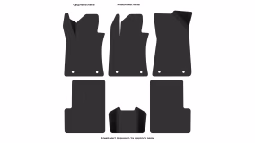 Interior mats for the MG Motor ZS (ZS11) 2017-2024 I generation CN Crossover - Фото 3