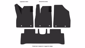 Interior mats for the MG Motor Marvel R 2020-… I generation EU Crossover - Фото 3
