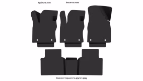 Interior mats for the MG Motor One 2021-… I generation CN Crossover - Фото 2