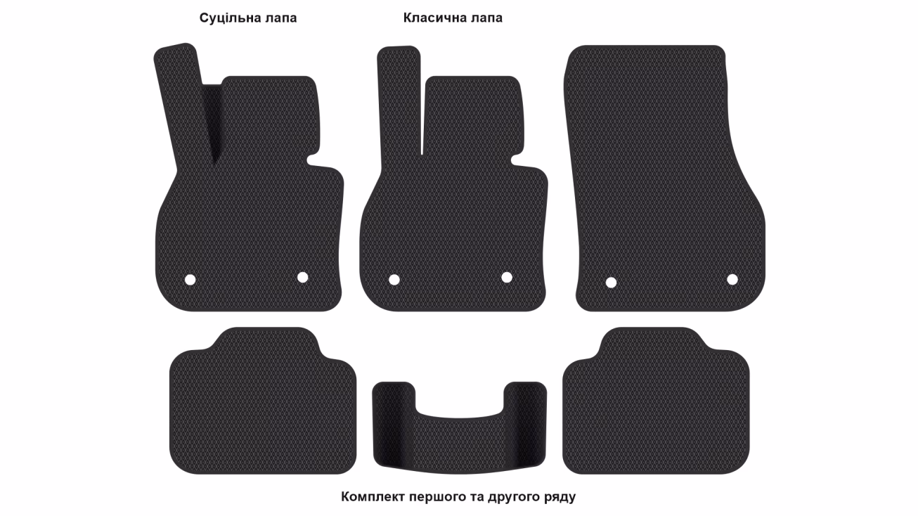 Interior mats for the Mini Countryman (F60) 2017-2024 II generation EU Crossover - Фото 2