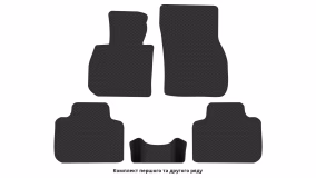 Interior mats for the Mini Countryman (F60) 2017-2024 II generation EU Crossover Plug in Hybrid - Фото 3