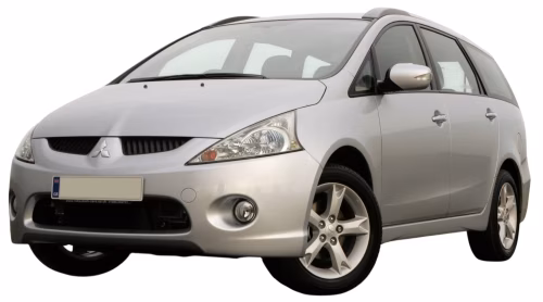 Interior mats for the Mitsubishi Grandis 2003-2011 I generation EU Minivan 6-seater