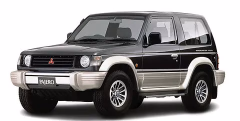 Interior mats for the Mitsubishi Pajero Wagon (V20) 1991-1999 II generation EU Crossover 3-door