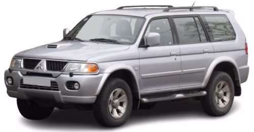 Interior mats for the Mitsubishi Pajero Sport 1996-2008 I generation EU Crossover right-hand