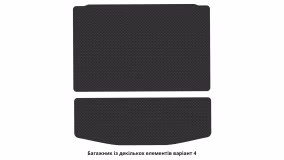 Interior mats for the Mitsubishi Outlander 2012-… III generation EU Crossover 7-seater - Фото 2