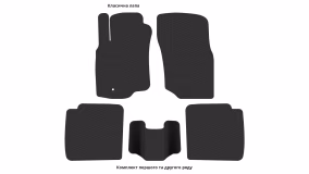 Interior mats for the Mitsubishi Lancer Evolution 2005-2007 IX generation EU Sedan - Фото 3
