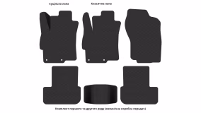 Interior mats for the Mitsubishi Lancer X 2007-2015 X generation Sedan - Фото 6