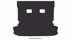 Interior mats for the Mitsubishi Pajero Wagon (V80) 2006-2021 IV generation EU Crossover 5-door 7-seater - Фото 3