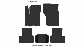 Interior mats for the Mitsubishi Outlander Sport 2019-… I generation US Crossover restyling - Фото 3
