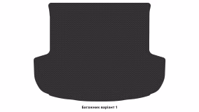 Interior mats for the Mitsubishi Outlander 2012-… III generation EU Crossover 5-seater - Фото 4
