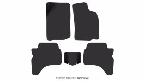 Interior mats for the Mitsubishi L200 (K60T) 1996-2006 III generation EU Pickup 4-door right-hand - Фото 2