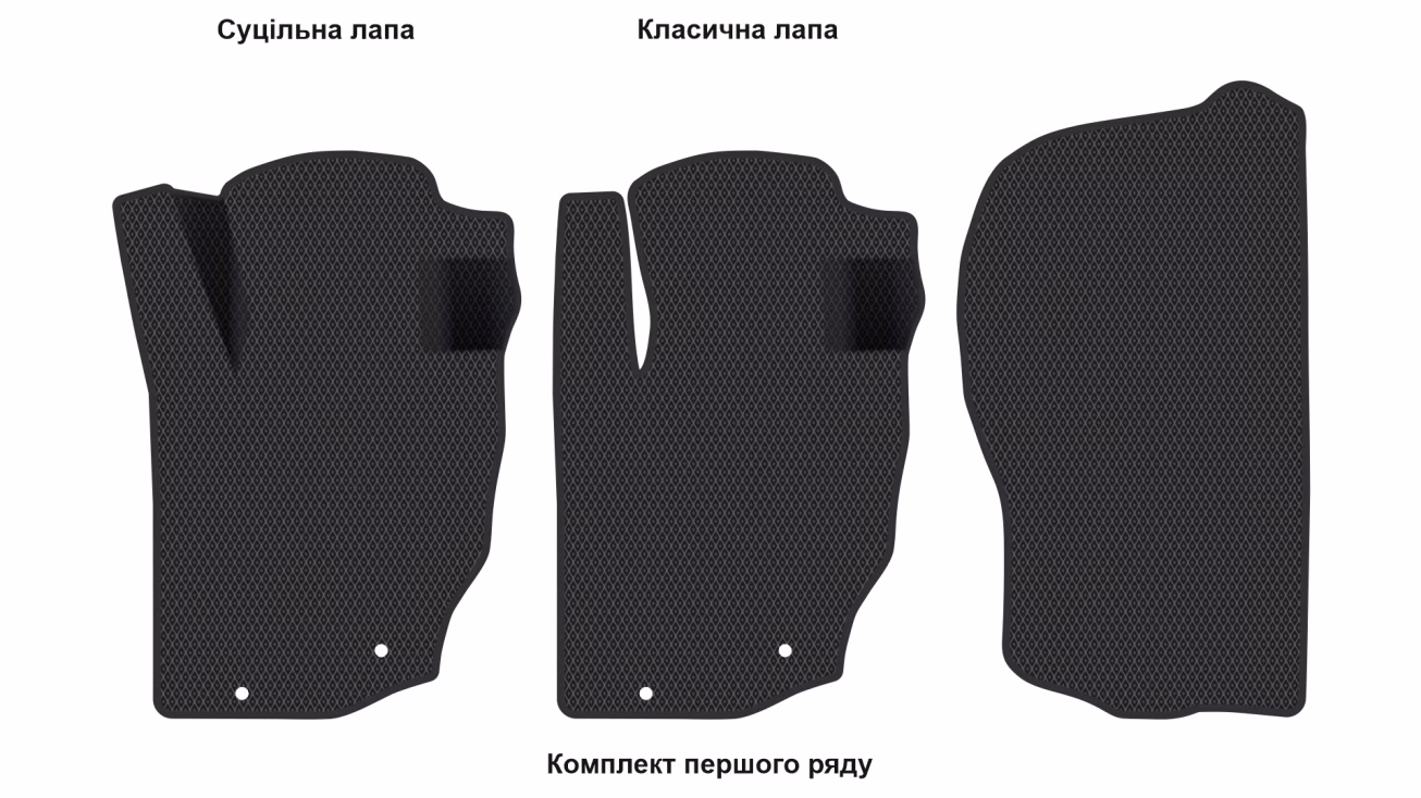 Interior mats for the Mitsubishi L200 Triton (VI) 2023-… VI generation EU Pickup 4-door - Фото 3