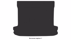 Interior mats for the Mitsubishi Pajero Wagon (V60) 1999-2006 III generation US Crossover 5-door right-hand - Фото 3
