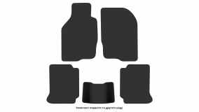 Interior mats for the Mitsubishi Galant 7 (E50) 1992-1998 VII generation EU Sedan - Фото 2