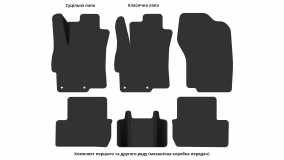 Interior mats for the Mitsubishi Lancer Evolution 2007-2015 X generation EU Sedan - Фото 4