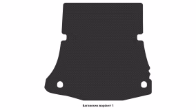 Interior mats for the Mitsubishi Pajero Wagon (V20) 1991-1999 II generation EU Crossover 5-door - Фото 2