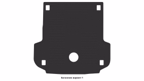 Interior mats for the Mitsubishi Pajero Sport 2015-2019 III generation EU Crossover pre-restyling - Фото 2