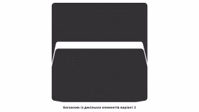 Interior mats for the Mitsubishi Grandis 2003-2011 I generation EU Minivan 7-seater - Фото 3