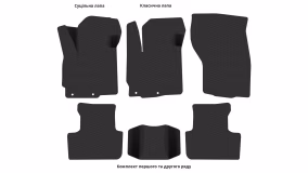 Interior mats for the Mitsubishi ASX 2019-2024 I generation EU Crossover 2 restyling - Фото 5