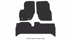 Interior mats for the Mitsubishi Space Wagon 1997-2003 III generation EU Minivan - Фото 2
