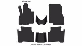Interior mats for the Mitsubishi Grandis 2003-2011 I generation EU Minivan 6-seater - Фото 2