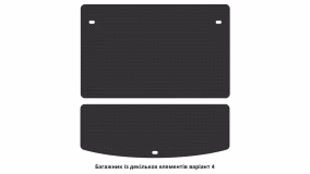 Interior mats for the Mitsubishi Outlander 2012-… III generation US Crossover 7-seater - Фото 4