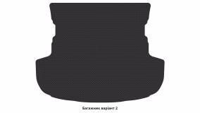 Interior mats for the Mitsubishi Outlander 2012-… III generation US Crossover 7-seater - Фото 6