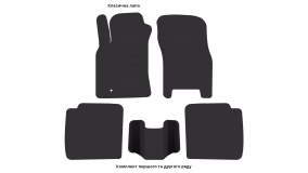 Interior mats for the Mitsubishi Lancer Evolution Ralliart 2005-2007 IX generation EU Sedan - Фото 2