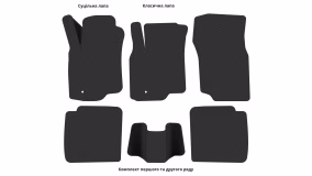 Interior mats for the Mitsubishi Lancer IX 2000-2009 IX generation EU Sedan - Фото 3