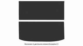 Interior mats for the Mitsubishi Outlander 2021-… IV generation US Crossover 7-seater - Фото 6