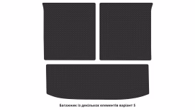 Interior mats for the Mitsubishi Outlander 2021-… IV generation US Crossover 7-seater - Фото 8