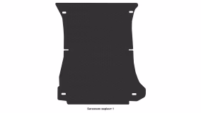 Interior mats for the Mitsubishi Pajero Wagon (V20) 1991-1999 II generation EU Crossover 3-door - Фото 4