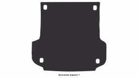 Interior mats for the Mitsubishi Pajero Sport 2019-… III generation EU Crossover restyling - Фото 2