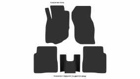 Interior mats for the Mitsubishi Lancer VIII 1995-2000 VIII generation EU Sedan - Фото 2