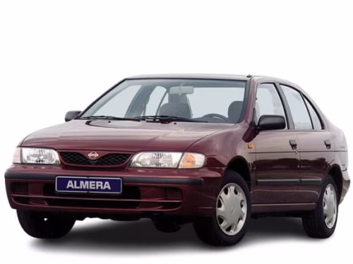 Interior mats for the Nissan Almera (N15) 1995-2000 I generation EU Sedan