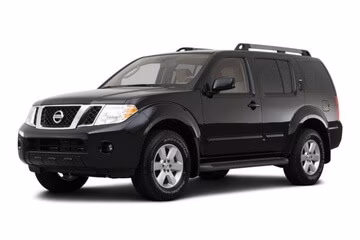 Interior mats for the Nissan Pathfinder R51 2004-2010 III generation EU Crossover pre-restyling 7-seater