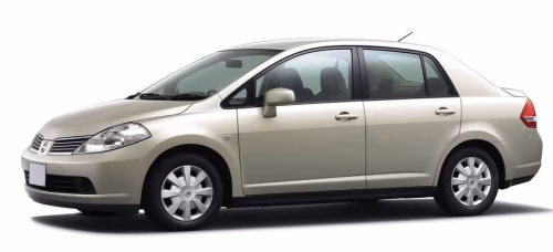 Interior mats for the Nissan Tiida C11 2004-2011 I generation EU Sedan