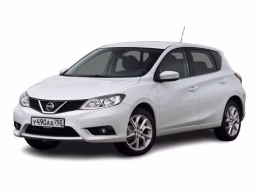 Interior mats for the Nissan Tiida C12 2011-… II generation EU Hatchback