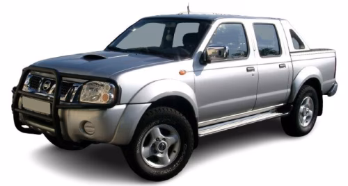 Interior mats for the Nissan Navara D22 1998-2005 II generation EU Pickup 4-door Double Cab