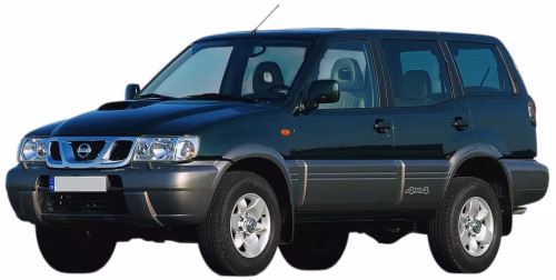 Interior mats for the Nissan Terrano R20 1993-2007 II generation EU Crossover 5-door