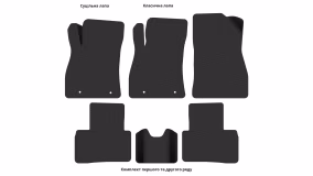 Interior mats for the Nissan Juke 2015-2019 I generation US Crossover restyling AWD - Фото 3