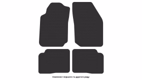 Interior mats for the Nissan Primera P10 1990-1996 I generation EU Universal - Фото 2