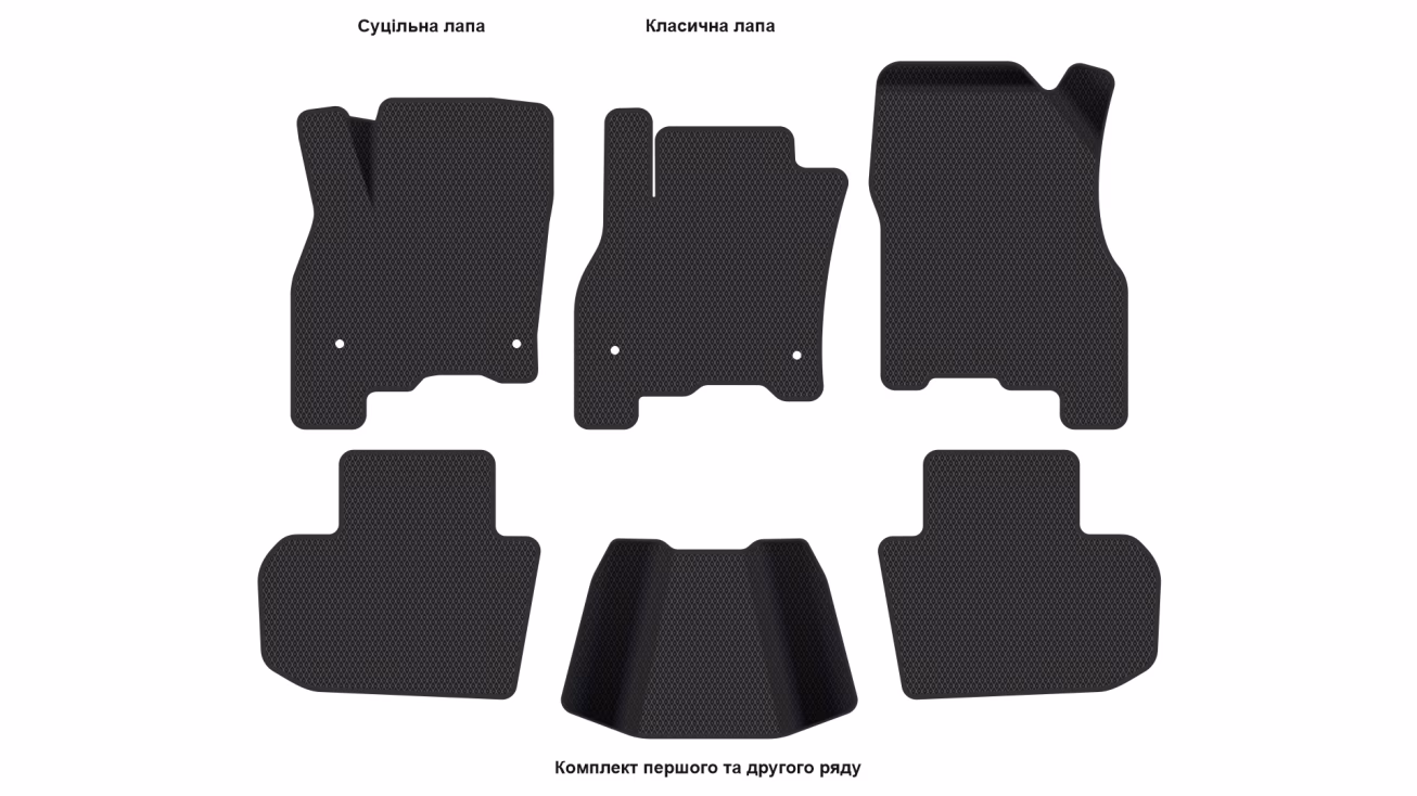 Interior mats for the Nissan Leaf (AZE0) 2013-2017 I generation Hatchback restyling - Фото 2