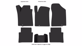 Interior mats for the Nissan Teana J32 2008-2013 II generation EU Sedan - Фото 3