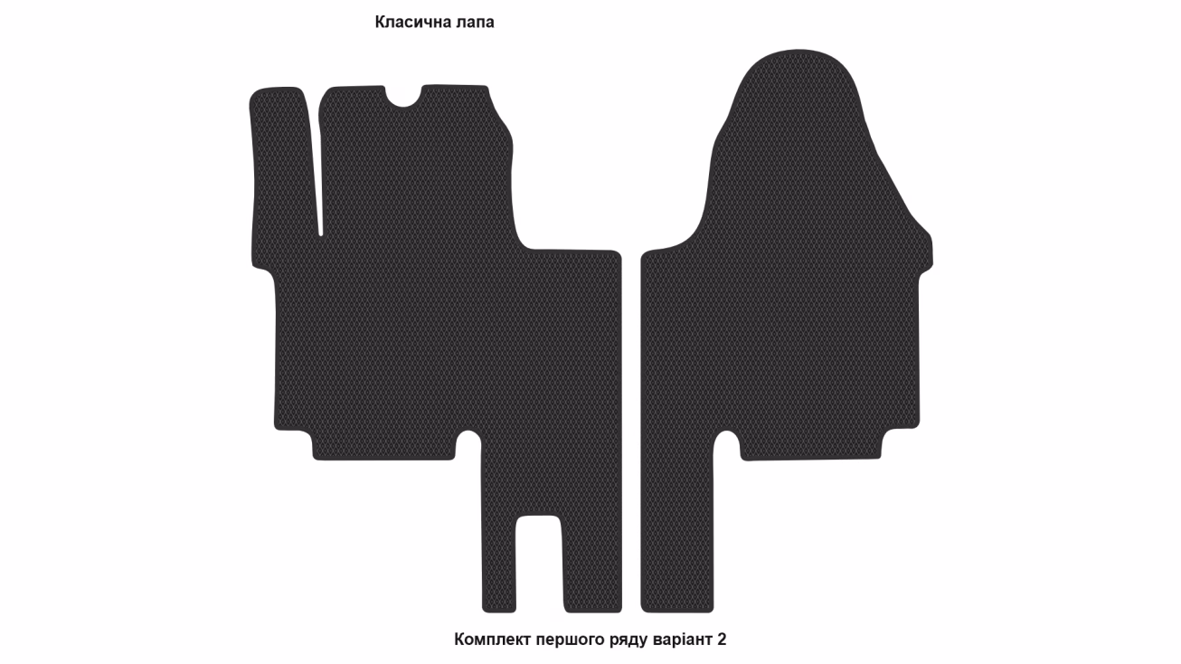 Interior mats for the Nissan Primastar 2006-2016 I generation EU VAN - Фото 3