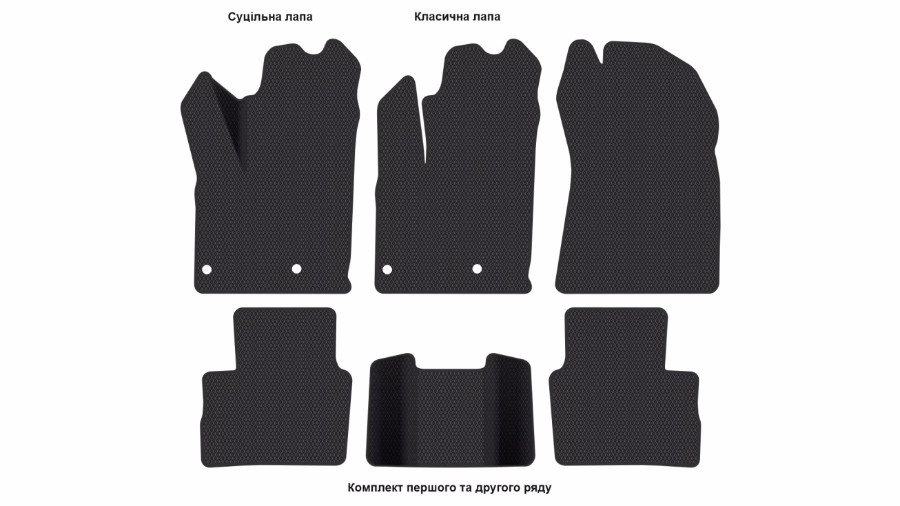 Interior mats for the Nissan Qashqai J12 2021-… III generation EU Crossover - Фото 2